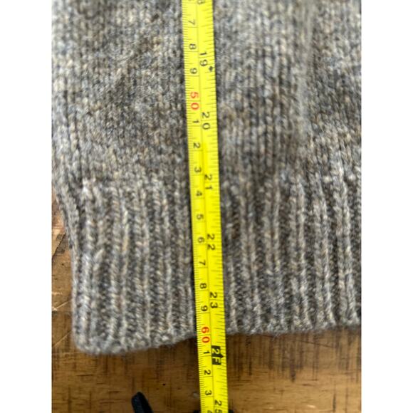 L.L. Bean Lambswool Pullover Sweater Mens Tagged Large Fits Like Medium Brown - Picture 5 of 13